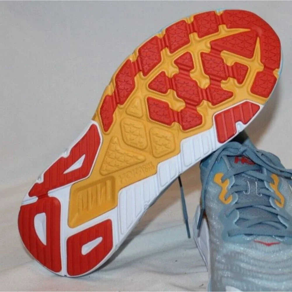 Hoka One Arahi 6 Men's Running Sneakers Blue Red‎ Orange
